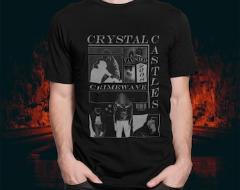 Crystal Castles T-shirt - Pop Music Shirt - Double-sided Print