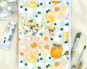 Greeting Cards: Yellow Floral Watercolor Illustration - Botanical Wildflowers