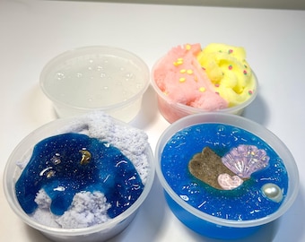 Calming Aromatherapy Slimes— Affordable Bundle of 4 Slimes Value Pack