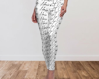 Hondenhaar maakt niet uit legging, cadeau voor hondenliefhebber yogabroek, nieuw puppycadeau voor haar, grappig cadeau huisdierliefhebber, reddingshond moederbroek