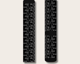 Sokken hondenhaar, uniseks cadeau voor hondenliefhebber, nieuw puppycadeau voor haar, sokken hond, moedersokken huisdier, typografie sokken huisdier, moeder reddingshond