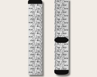 Sokken hondenhaar, uniseks cadeau voor hondenliefhebber, nieuw puppycadeau voor haar, sokken hond, moedersokken huisdier, typografie sokken huisdier, moeder reddingshond
