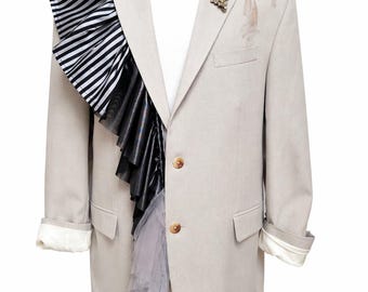 Blazer de ensueño personalizado con volantes