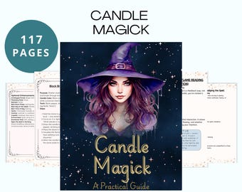 Candle Magick Guide | Color Meanings, Dressing Techniques & Flame Reading | Spell Candle Basics PDF