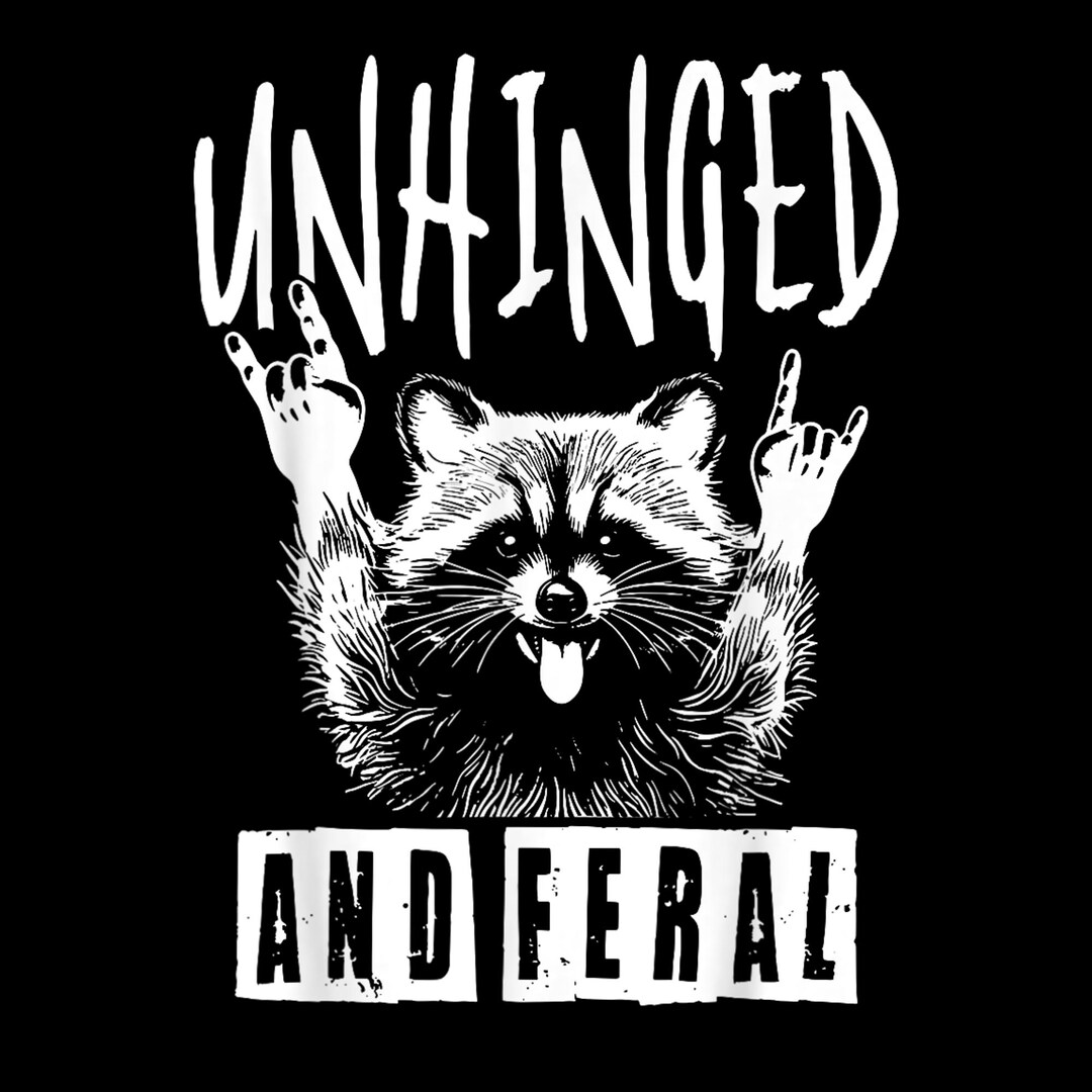 Retro Unhinged Raccoon PNG | Trash Panda Meme (digital Download) - Etsy