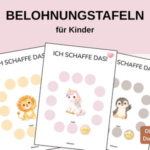 Tableau de récompenses pour enfants (PDF imprimable) – 10 modèles – tableau d'autocollants, routine d'apprentissage de la propreté, emploi du temps hebdomadaire, jeu d'apprentissage pour la garderie (téléchargeable)