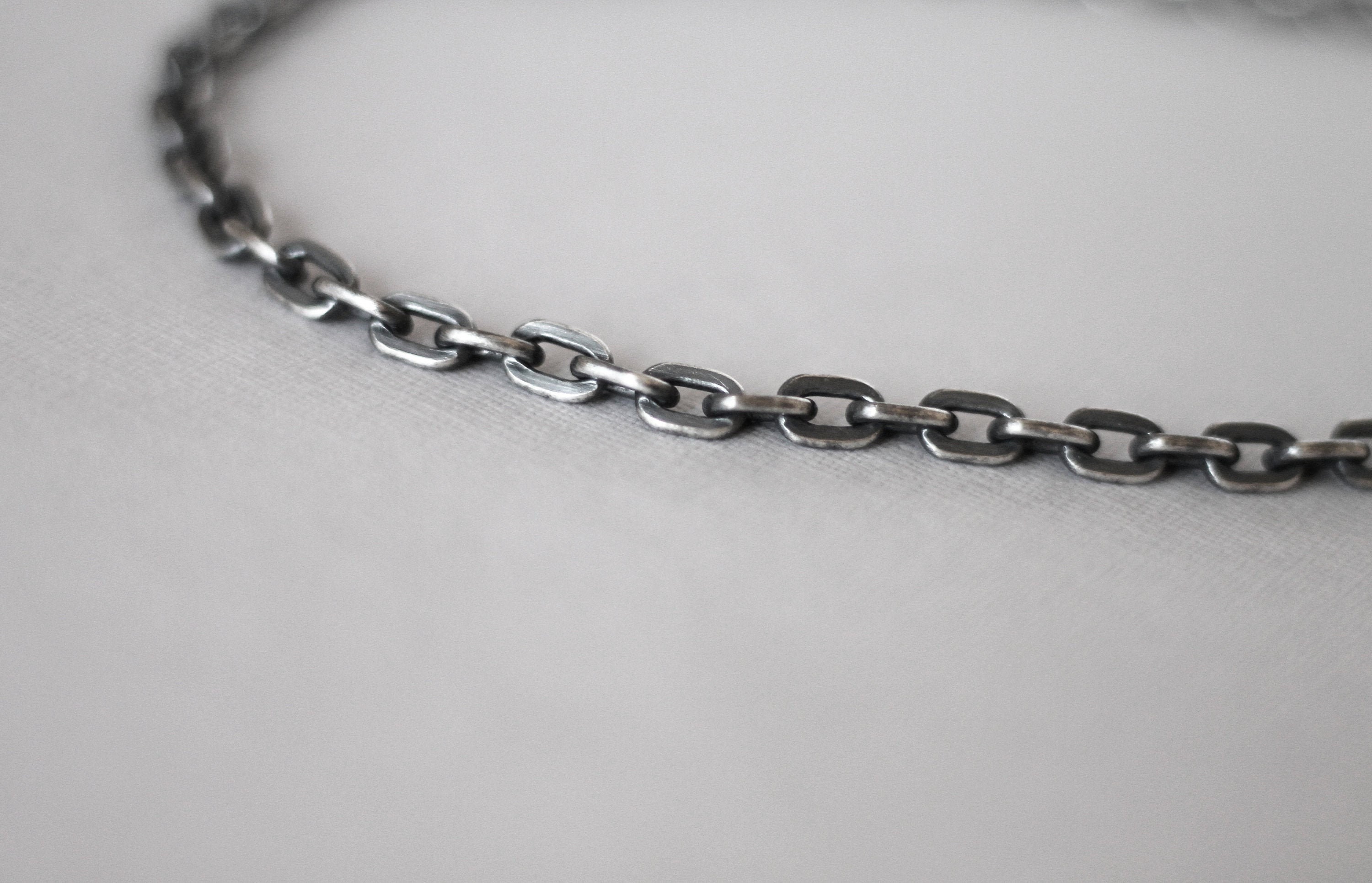 Necklace Silver Stainless Steel Unisex's Chain Men Women 20-30 inches 3-8mm Necklace Silver Stainless Steel Unisex's Chain Men Women 20-30 inches 3-8mm