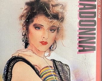 Vintage Madonna Cassette Tape – Songs From Madonna Cover Versions – 1986 Pop Compilation Cassette – Retro Music Collectible