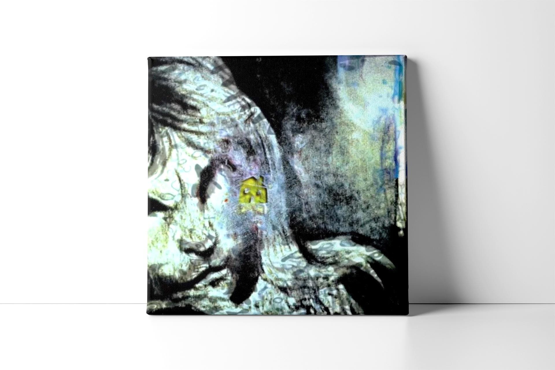 現代アート 絵画 人物画 S4サイズ ドリームコア Dreamcore art - Etsy 日本