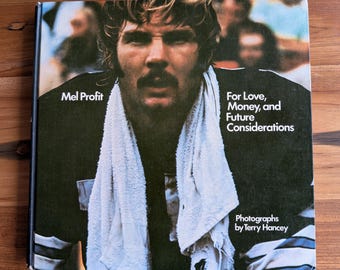 Vintage CFL Photography Book – For Love, Money, and Future Considerations by Mel Profit – 1972 Canadian Football League Photo Book