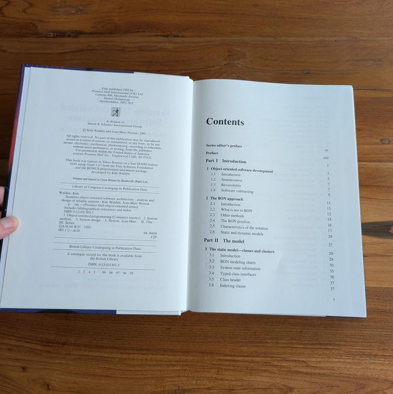 Seamless Object-Oriented Software Architecture (1995) – Vintage Software Engineering Book – Object-Oriented Programming / Software Design image 3