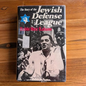 Vintage 1975 The Story of the Jewish Defense League – Rabbi Meir Kahane – Political History Hardcover