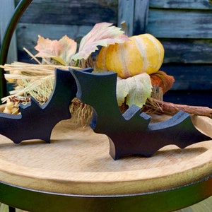 Bats, Halloween Bats, Wooden Bats, Fall decor, Shelf Sitter, Tiered Tray Decor, Autumn Decor, Halloween Decor, Ghost, Wooden Cut Outs