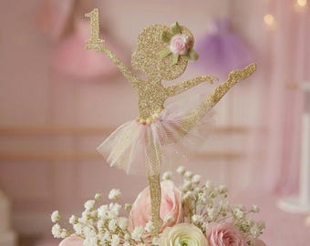 Ballerina Cake Topper, Tutu cute banner, Tutu Birthday, Ballerina Party, Two Year Birthday, Cake Topper
