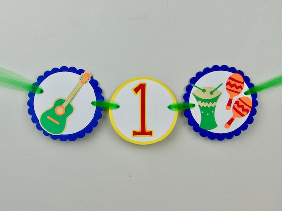 Music Theme High Chair Banner, Music Theme, Music Banner, Music High Chair Banner, Music Party Il_570xn