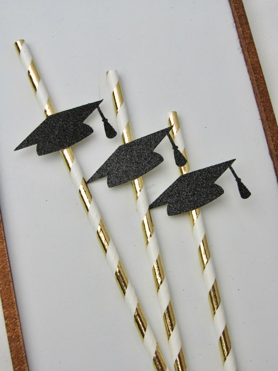 Graduation Party Straws, Class of 2020 Party Straws, Graduation Party Decorations, Graduation Straws, 2020 graduation decoration Il_570xn