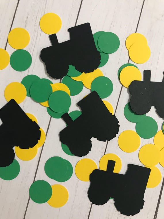 150 Pc Barn Tractor Birthday Party Confetti Tractor Party Etsy