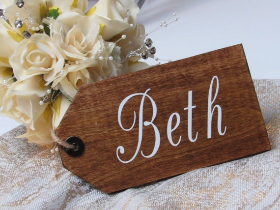 Personalized Wooden Bridesmaids Gift Tags, Personalized Wooden Tag, Personalized Wedding Gift Tags, Christmas Tags Il_570xn