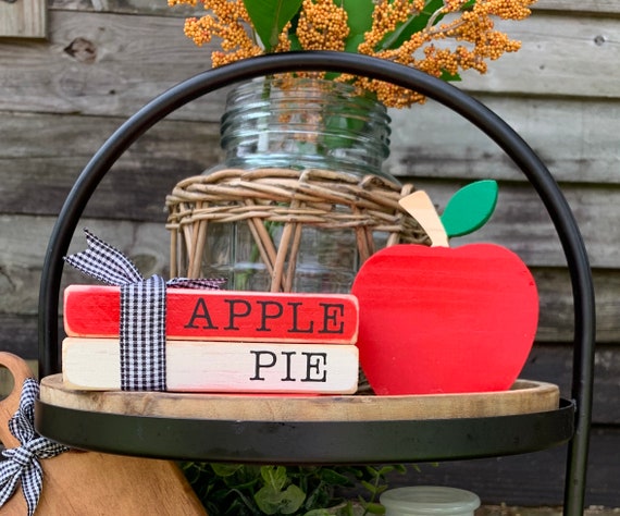 Farmhouse Apple Decor, Tiered Tray Apple Decoration, Apple Decor, Farmhouse Tiered Tray Il_570xn
