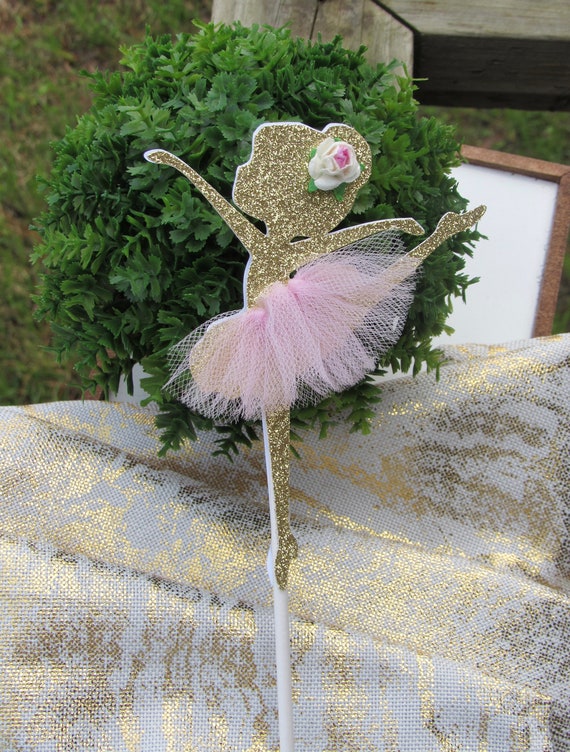 Ballerina Theme Birthday Party Cake Topper, Ballerina Party, Ballerina Cake Topper Il_570xn