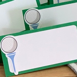 Golf Themed Party Table Cards, Golf Decor, Golf Shower Decor, Golf Food Cards, Golf Themed Party