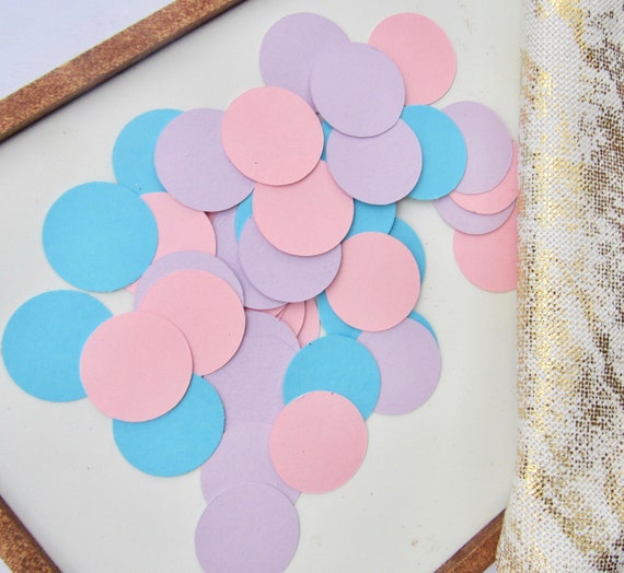 Rainbow Mermaid Birthday Party Confetti, Mermaid Baby Shower, Mermaid Birthday Party Confetti, Pink, Purple and Blue Il_570xn