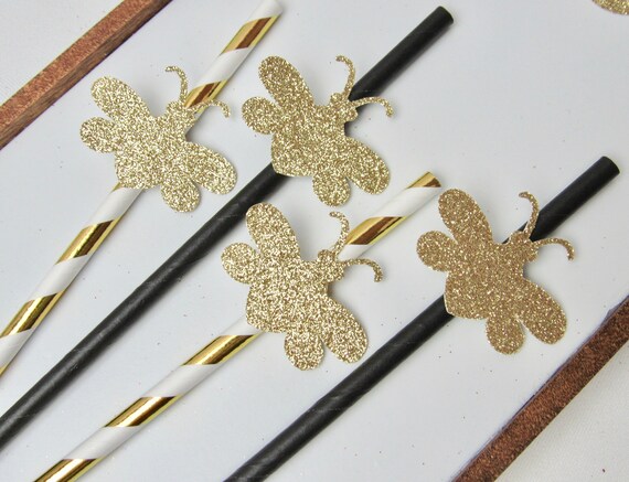 Bumble Bee Birthday Party Party Straws, Bee Baby Shower, Mommy To Bee Toppers, What will it Bee Gender Reveal Il_570xn