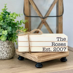 Anniversary Gift, Book Bundles, Housewarming, Personalized Gift, Gift for Her, Book Stack, Wedding, Gift