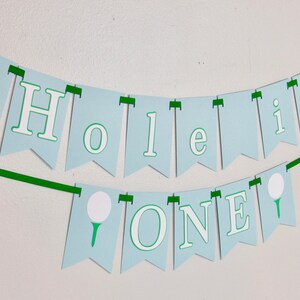 Golf Hole in One Birthday Banner, Golf Birthday Banner, Golf Themed Party, Sports Theme Party Decor, Sports Decorations