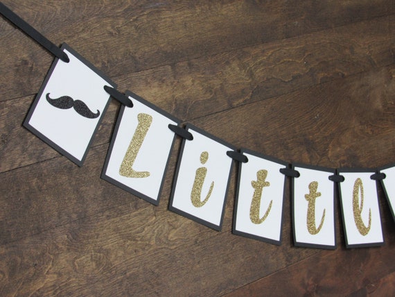 Baby Shower Banner, Mustache Little Man Baby Shower Banner, Little Man Banner, Baby Shower Banner, Baby Boys First Birthday Party Il_570xn