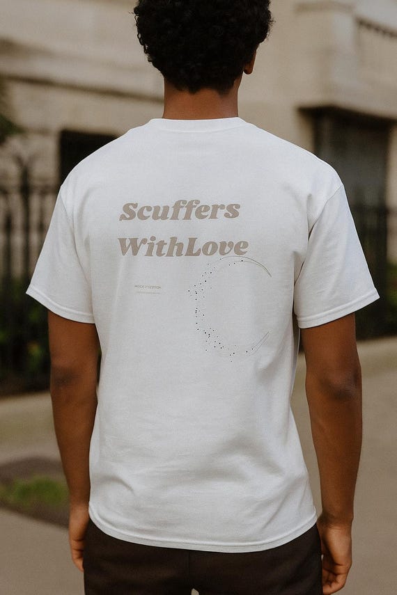 Unisex Heavy Cotton Tee - Scuffers With Love Graphic