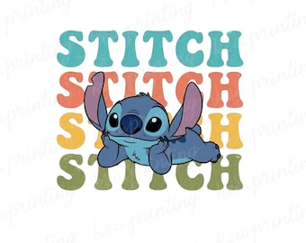 Stitch PNG Clipart, Lilo and Stitch, High quality 300 dpi Sublimation Design, Wall art print, shirt design, Digital Instant Download