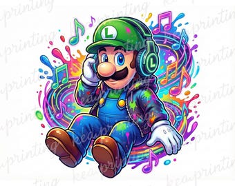 スーパーマリオPNG、ルイージPNG、ルイージクリップアート、スーパー