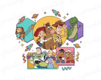 Retro Toy Story Png, You've Got A Friend In Me Png, Friendship Png, Vacay Mode, Magical Kingdom, Family Vacation Png, File For Sublimation
