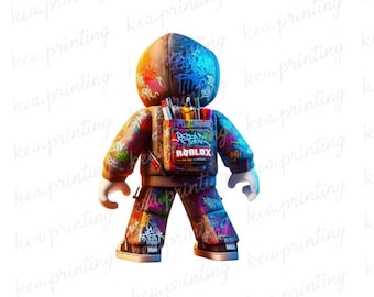 Roblox PNG, Postacie Roblox PNG, Roblox PNG na koszulki, Wzory Anime PNG, Koszulka Roblox dla chłopców, Naklejki z gier, Clipart Roblox, Gamer PNG