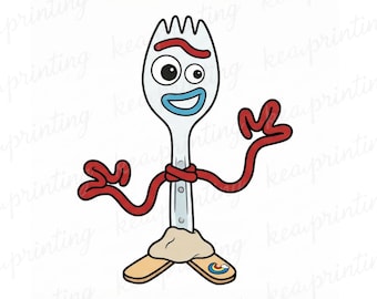 Forky Svg Bundle, LAYERED, Eps files, Forky Clipart, Toy story svg - Design - Cricut - SVG - Silhouette Cameo - EPS - Pdf - Ai - Toy Story