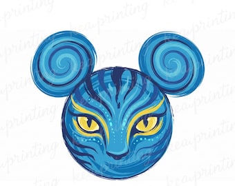 Avatar Face PNG , Avatar Fire and Ash PNG, Pandora World Art, Na'vi Clans, Action Movie Fan Art, Digital Sublimation File
