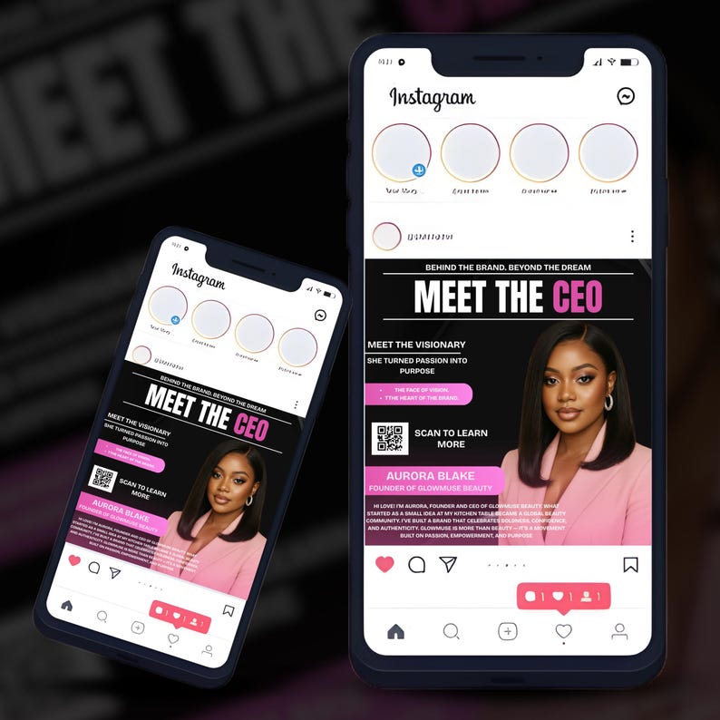 Meet the CEO Flyer, Business Branding Template (canva Editable) - Etsy