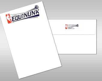 May include: White envelope with a blue and orange basketball logo and the text "LAKE MARCUS CAMP EQUINUNK PO BOX 143 EQUINUNK, PA 18437".