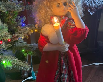 Trim A Home Animated Christmas Doll 24 Trim A Home Animated Christmas Doll 24