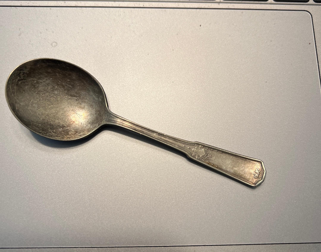 Vintage Silver Baby Spoon Stratford Plate Special Small Etsy