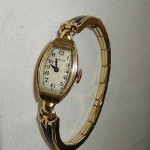 Ladies wristwatch 1940s Vintage Hamilton watch gold tone | Etsy
