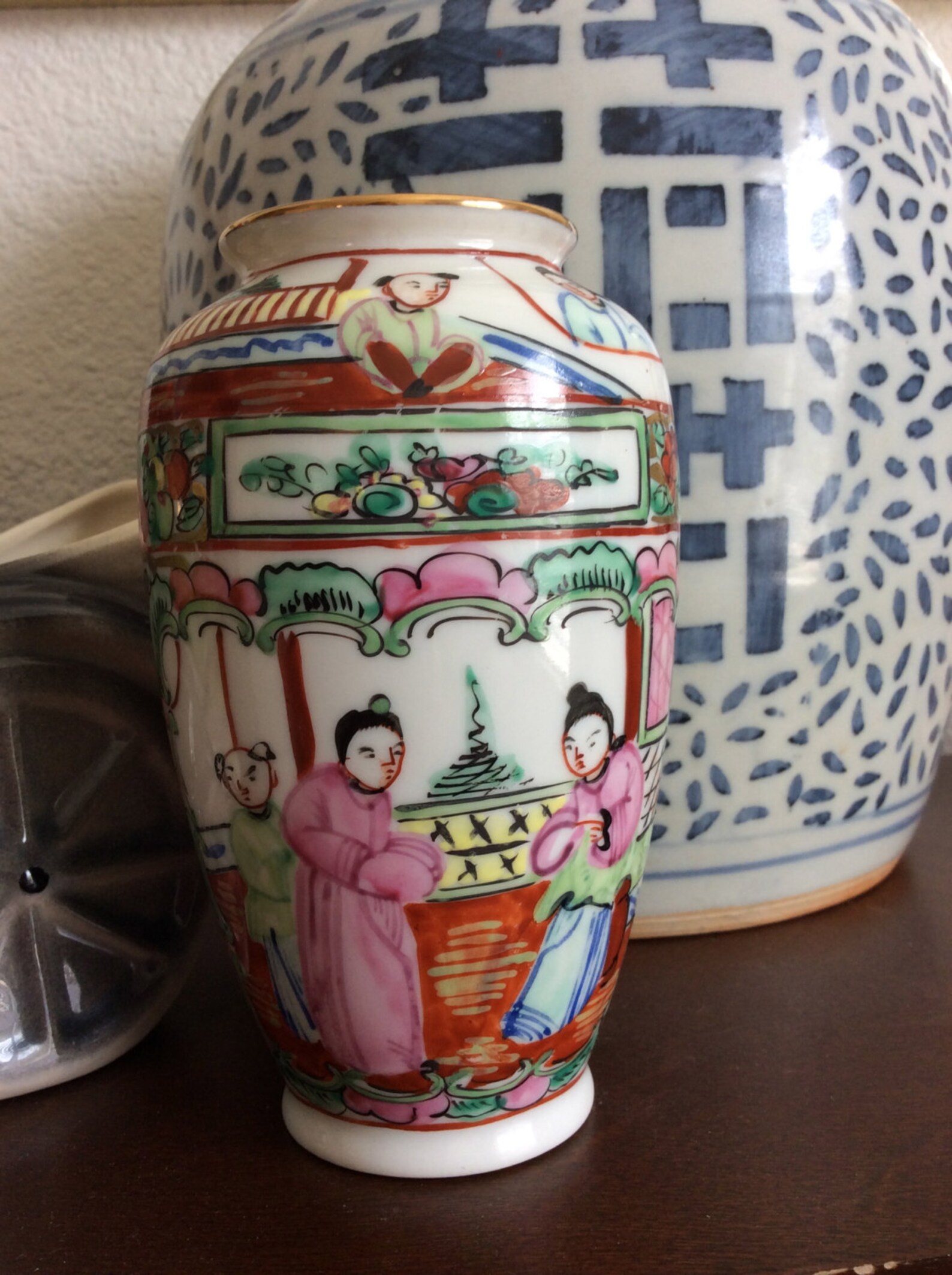 JapaneseHong Kong VaseACFPorcelain Ware1950s Vasefloral Etsy