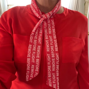 Pilot Remove Before Flight cooling scarf-Pitot tube scarf- cooling neck scarves-Aviation hot days cooling scarf for neck/pilots gift ideas