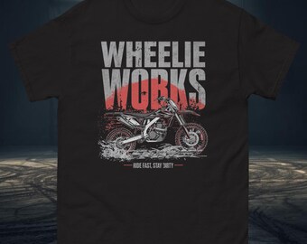 Dirt Bike Graphic Tee – Motocross Streetwear, Biker Gift