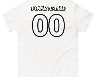 Personalized Motocross Shirt Custom Name & Number | Dirt Bike Rider Tee | MX Jersey Style T-Shirt | Racing Gift