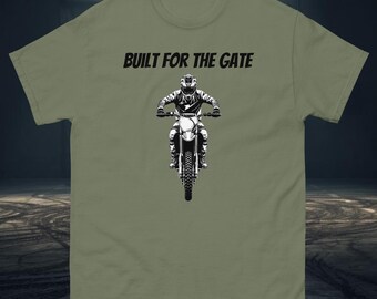 Built for the Gate Motocross Rider T-Shirt – Unisex Cotton Graphic Tee