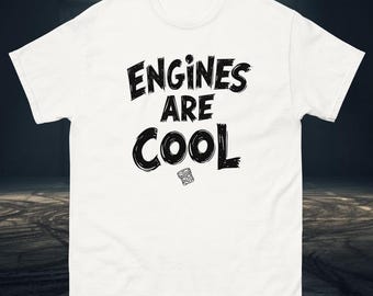 WheelieWorks Engines Are Cool – Rider style, Engine Graphic, Engine Streetwear, Engine shirt, Mechanic Gift