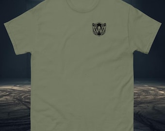 W Logo - cartoony WheelieWorks logo shirt