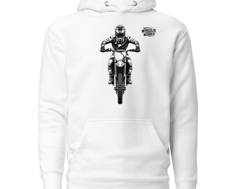WheelieWorks - Funny motocross hoodie